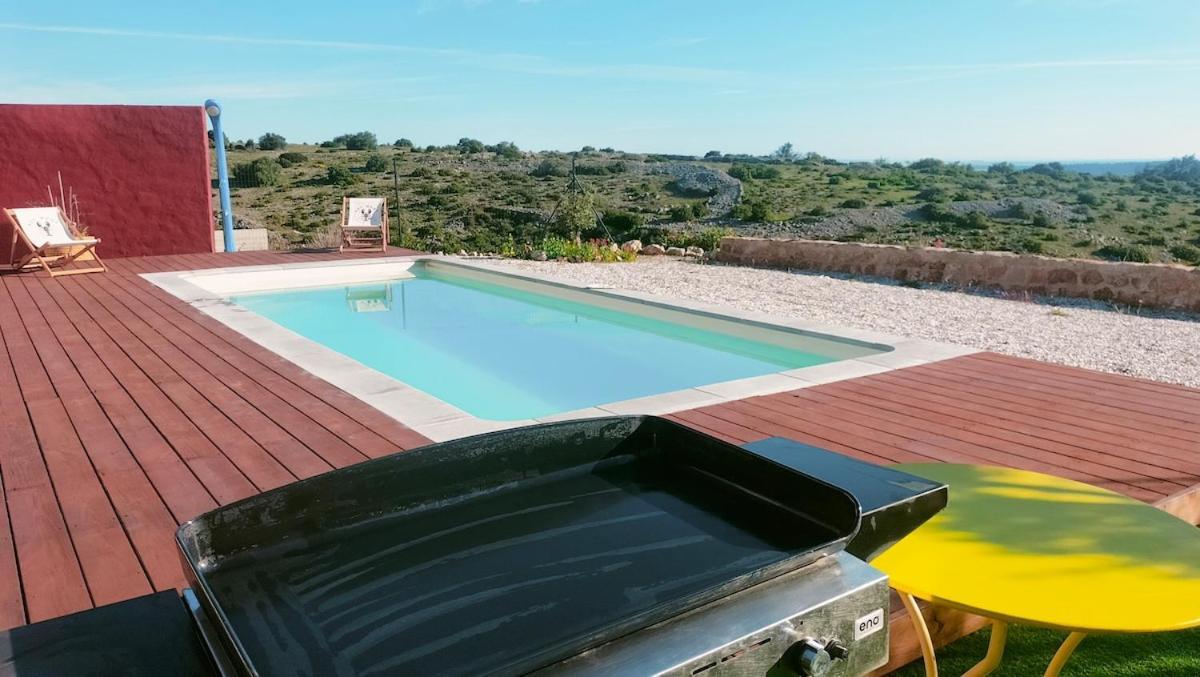 Maison Avec Vue Sur La Mer Et Avec Piscine A Fitou Exterior foto