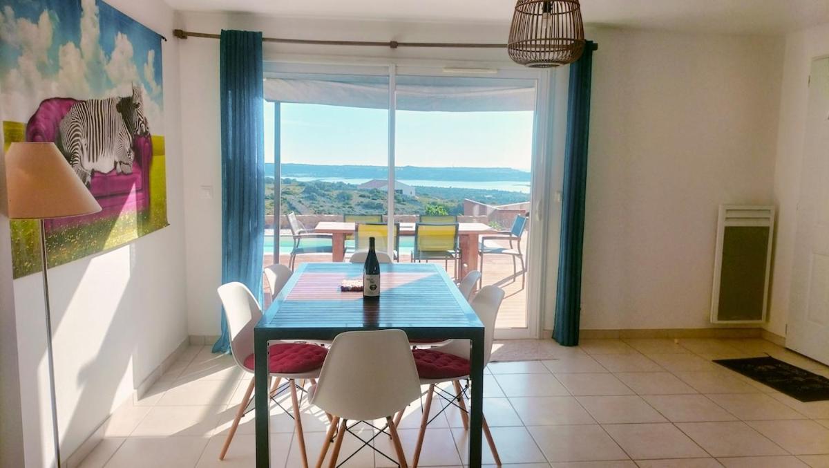 Maison Avec Vue Sur La Mer Et Avec Piscine A Fitou Exterior foto